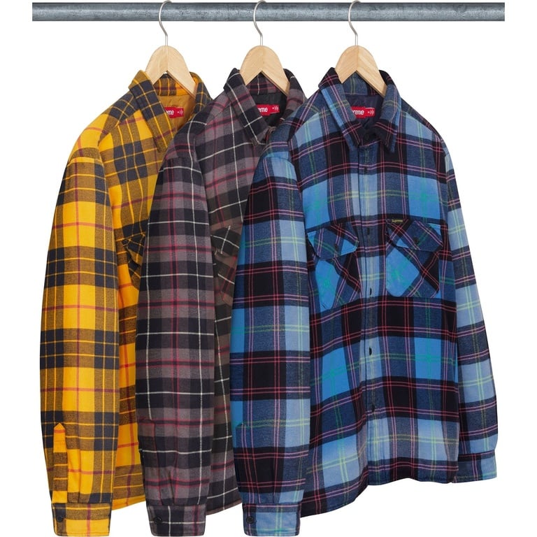 Supreme Quilted Plaid Shirt (fall/winter 2024) - $158.00