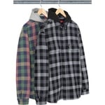 Supreme Waffle Plaid Hooded Shirt (FW24)