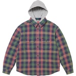 Supreme Waffle Plaid Hooded Shirt (FW24) - Multicolor