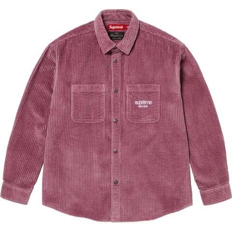 Wide Wale Corduroy Snap Shirt - fall/winter 2024 - Supreme