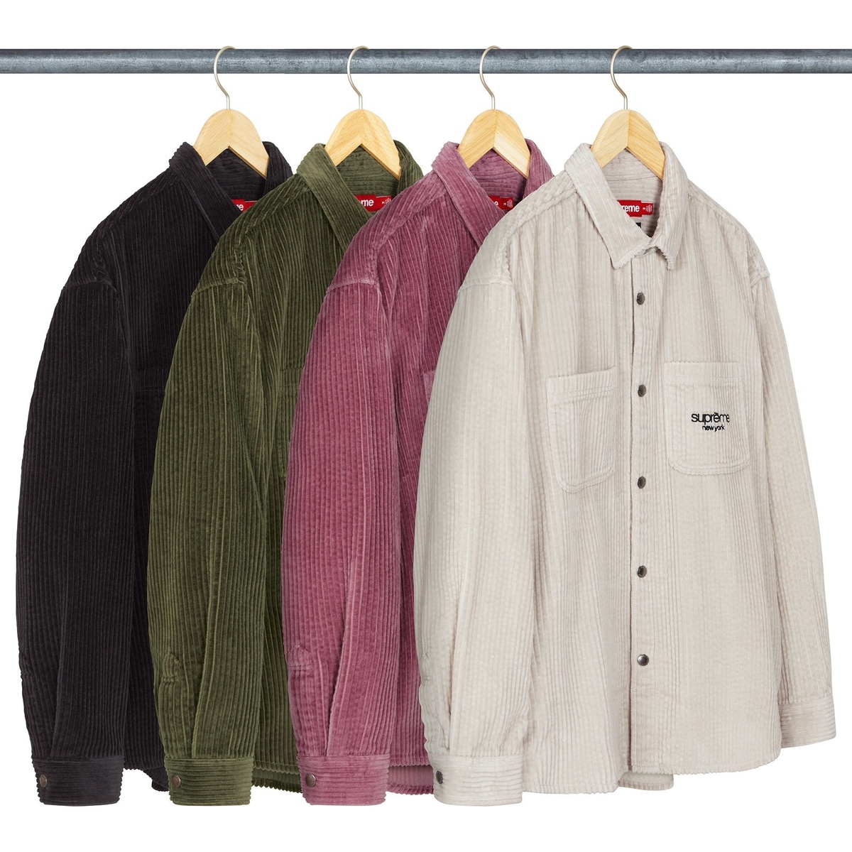 Wide Wale Corduroy Snap Shirt - SupremeCommunity