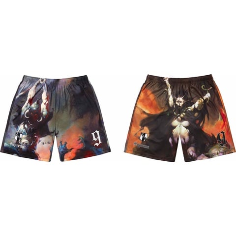 ウェア Supreme Frank Frazetta Soccer Short Supreme/Frank Frazetta Soccer Short - Supreme