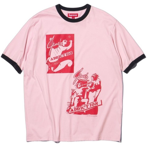Jane's Addiction Ringer Tee - fall/winter 2024 - Supreme
