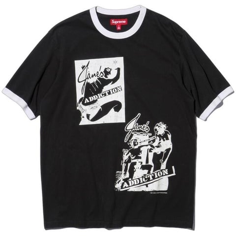 Supreme Jane's Addiction Ringer Tee - Colorway