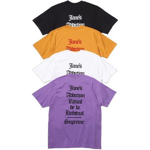 トップス Supreme Janes Addiction Ritual Tee Supreme/Jane's Addiction Ritual Tee - Supreme