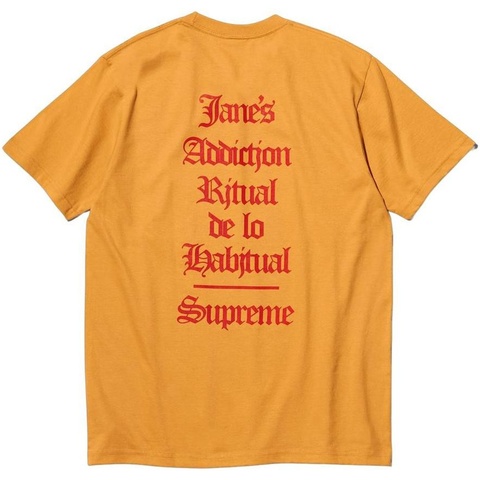 トップス Supreme Janes Addiction Ritual Tee Supreme/Jane's Addiction Ritual Tee - Supreme