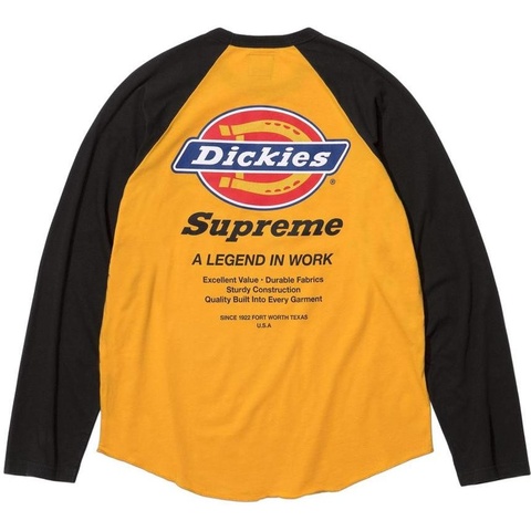 トップス Supreme x Dickies Raglan L/S Top L Supreme®/Dickies® Raglan L/S Top - Supreme