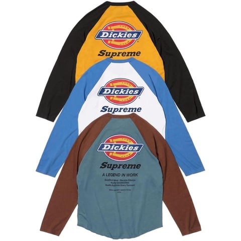 Supreme®/Dickies® Raglan L/S Top - Supreme