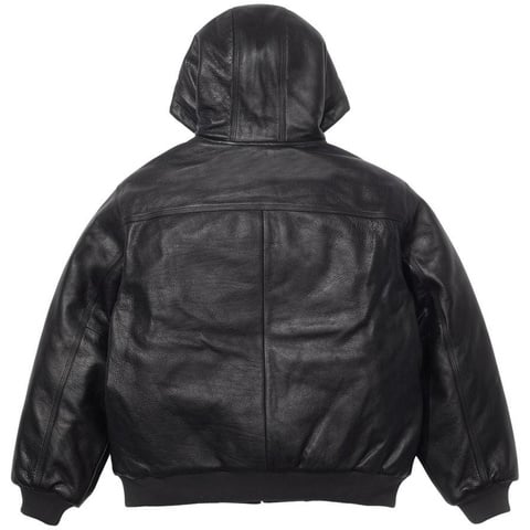 Supreme®/Dickies® Hooded Leather Work Jacket - Supreme