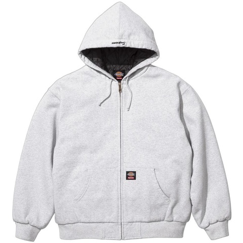 Supreme®/Dickies® Quilted Lined Zip Up Hooded Sweatshirt - Supreme