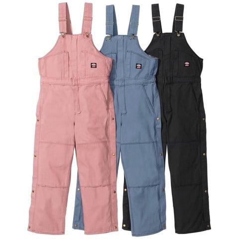パンツ Supreme Dickies Flannel Lined Overall Supreme x Dickies Flannel Lined Overalls - Size Medium - Black