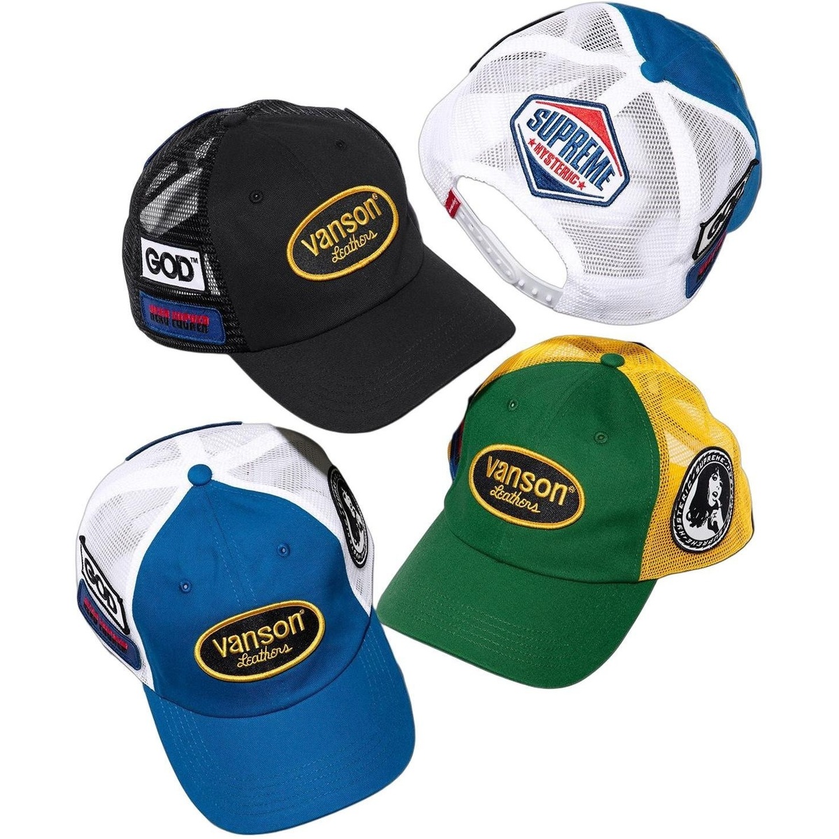 Supreme®/HYSTERIC GLAMOUR/Vanson Leathers® Mesh Back 6-Panel