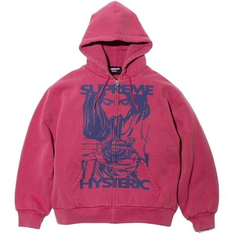Supreme®/HYSTERIC GLAMOUR Thermal Lined Zip Up Hooded Sweatshirt