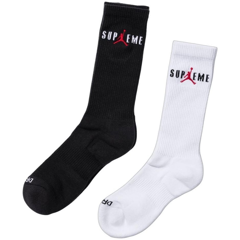 Supreme®/Jordan® Crew Socks (2 Pack) Supreme®/Jordan® Crew Socks (2 Pack) - Supreme