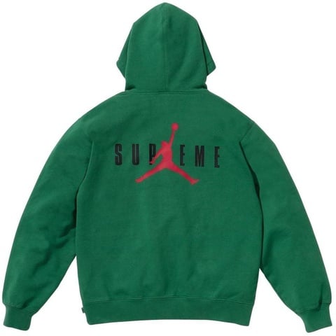 トップス Supreme x Jordan Hooded Sweatshirt box Supreme x Jordan Hoodie | Black | FARFETCH