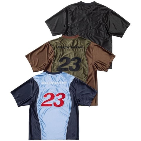 Supreme Jordan Warm Up Jersey black Mサイズ Supreme®/Jordan® Warm Up Jersey - fall/winter 2024 - Supreme