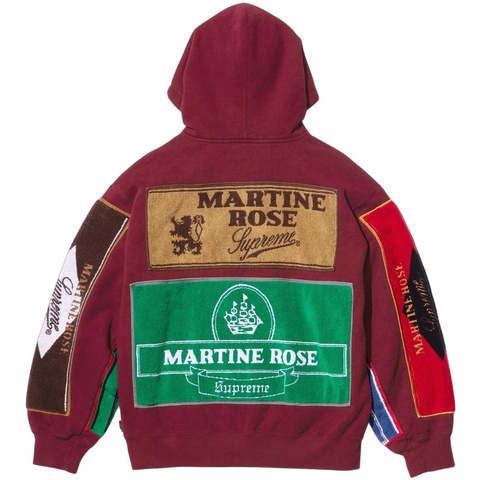 Supreme®/Martine Rose® Towel Zip Up Hooded Sweatshirt - Supreme