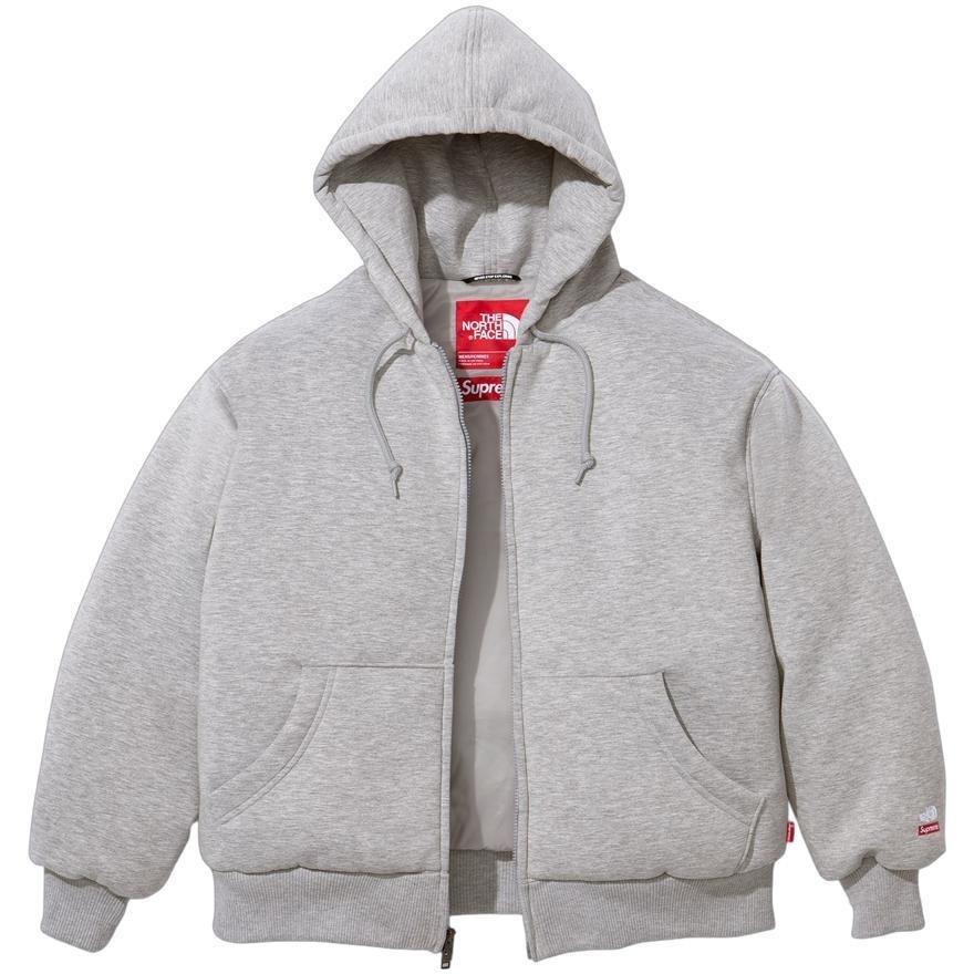 Supreme Supreme The North Face Down Zip Up Hooded Sweatshirt (FW24) - $298