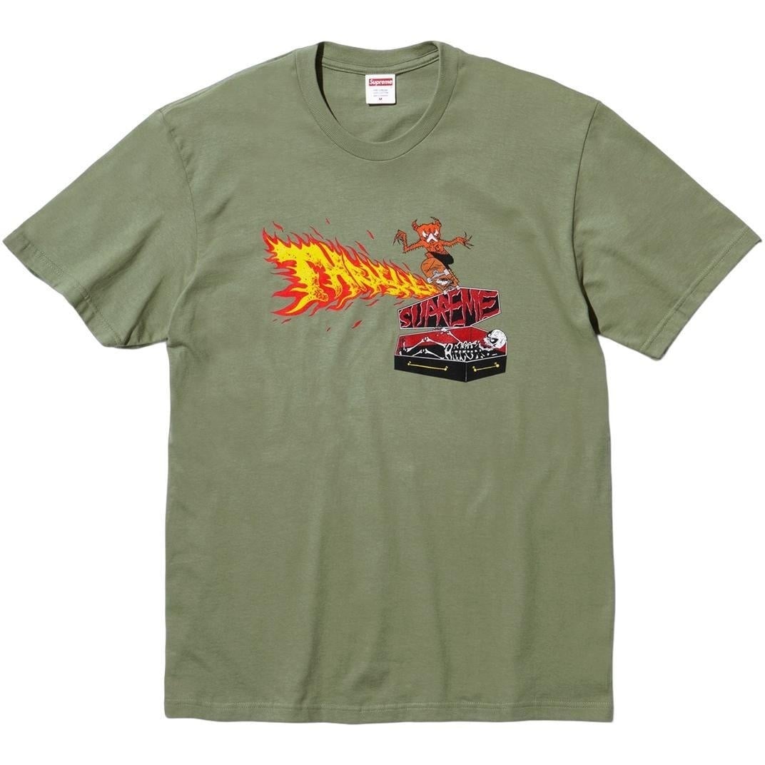 Supreme®/Thrasher® Back Tail Tee - SupremeCommunity