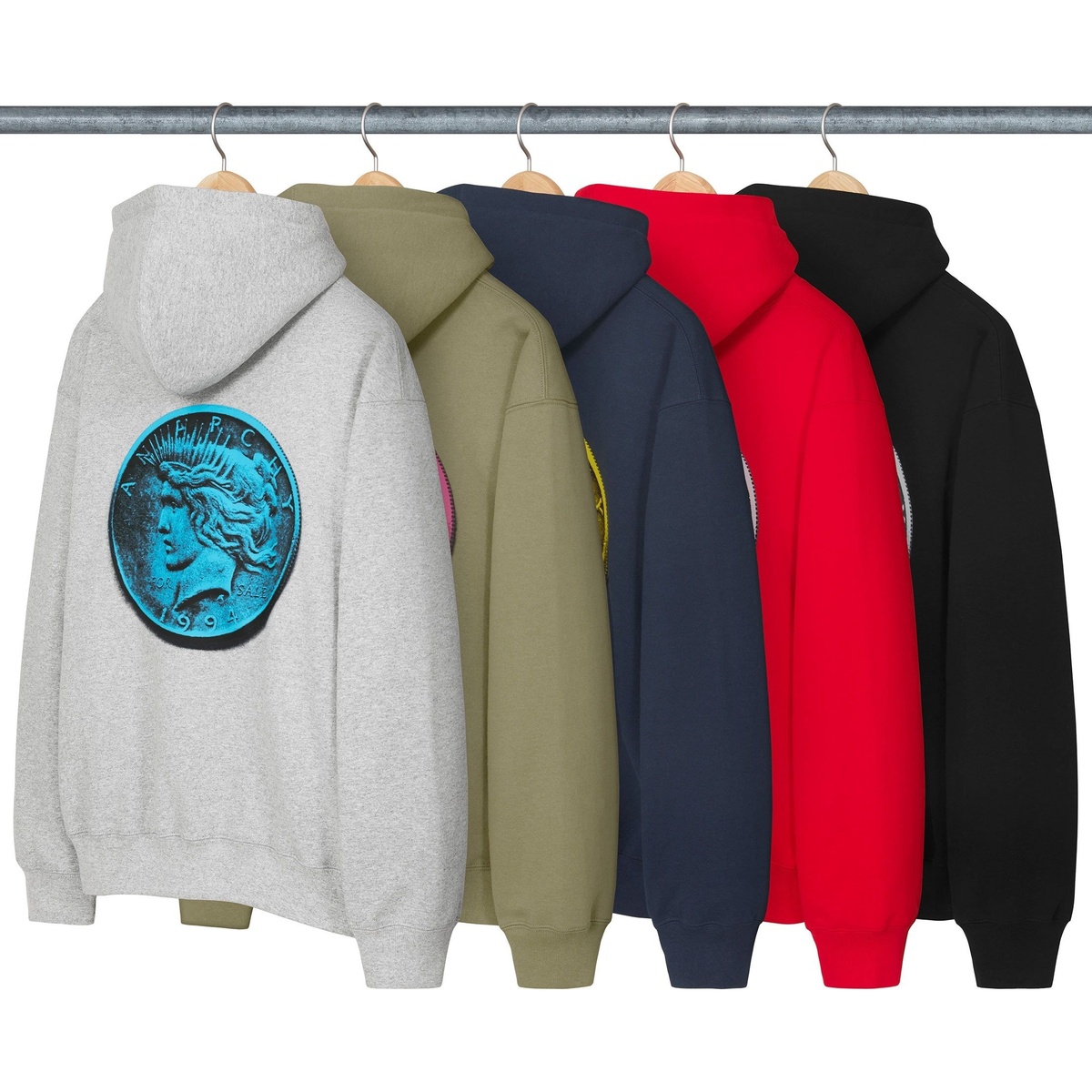 トップス Supreme Anarchy Hooded Sweatshirt Supreme Anarchy Hooded Sweatshirt Black Men's - FW24 - US