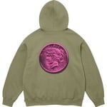 Supreme Anarchy Hooded Sweatshirt (FW24) - Light Olive