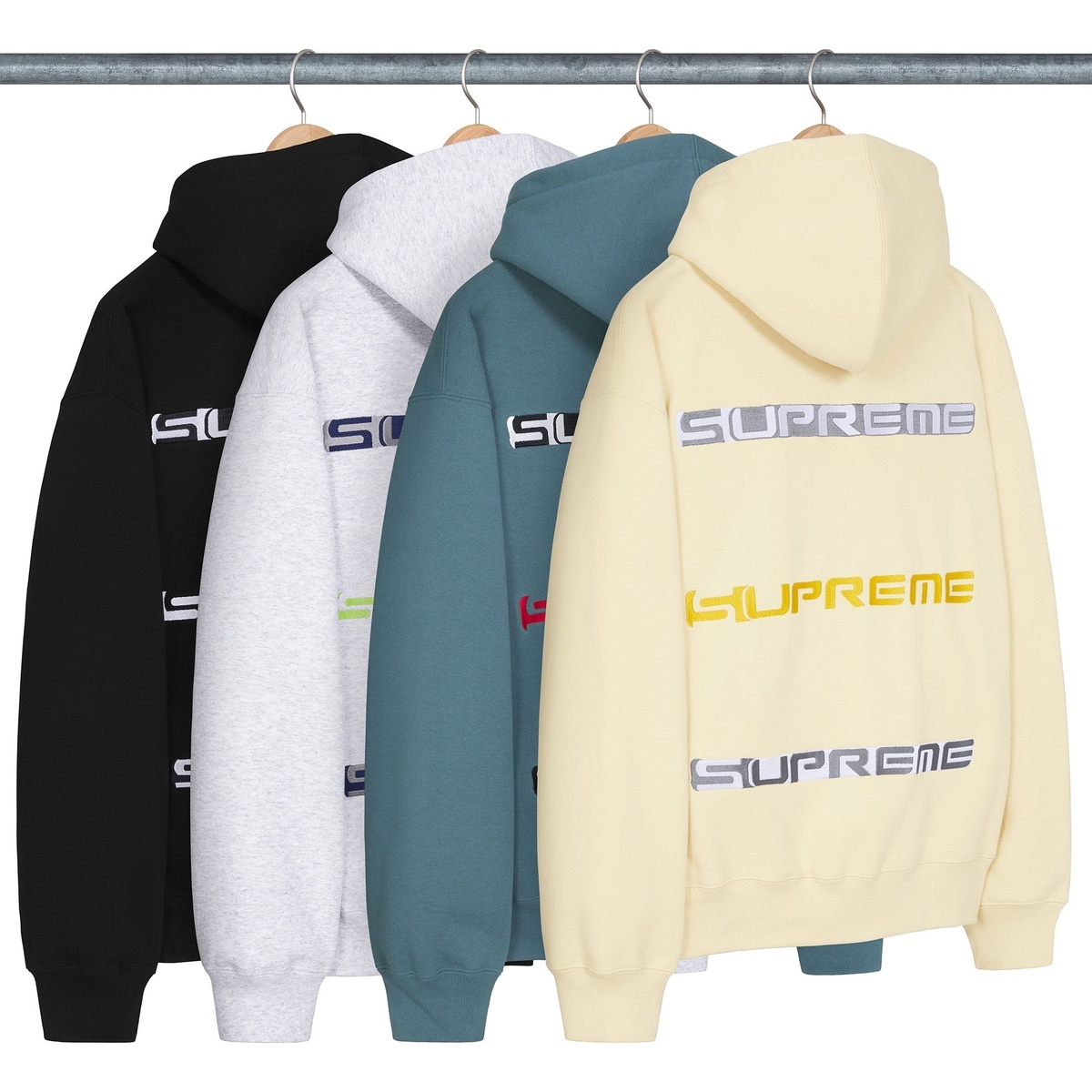 AOI Stacked Hooded Sweatshirt - fall/winter 2024 - Supreme