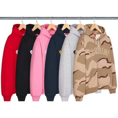 Arc Thermal Lined Zip Up Hooded Sweatshirt - Supreme