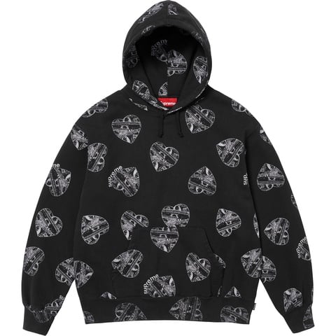 Supreme Love Cash Hooded Sweatshirt - Black