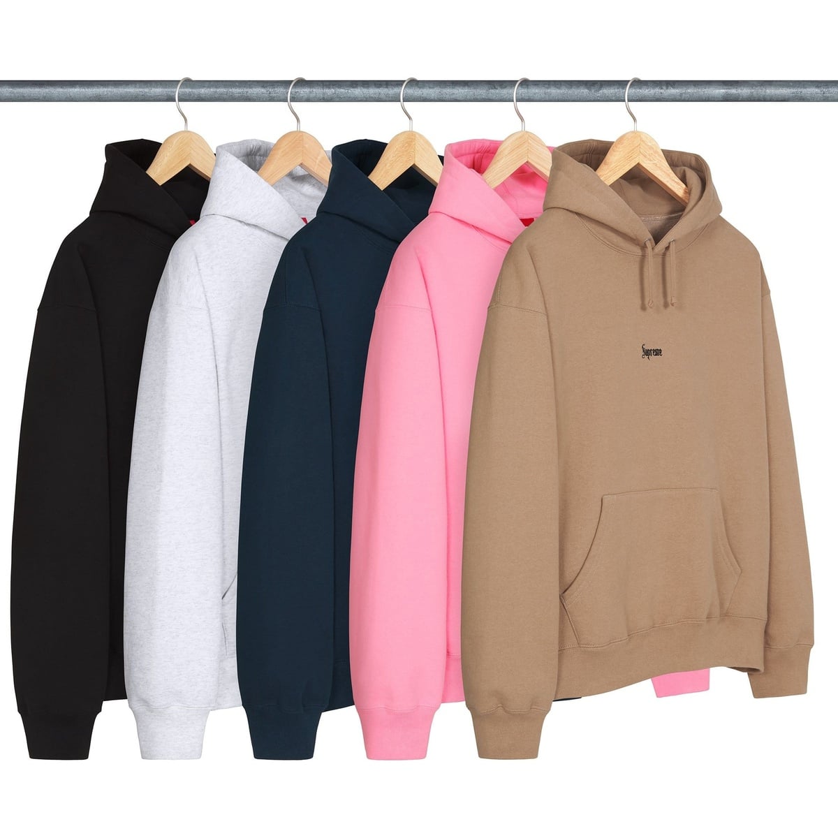 トップス supreme Micro Logo Hooded Sweatshirt L Supreme Micro Logo Hooded Sweatshirt (FW24) Black Men's - FW24 - US