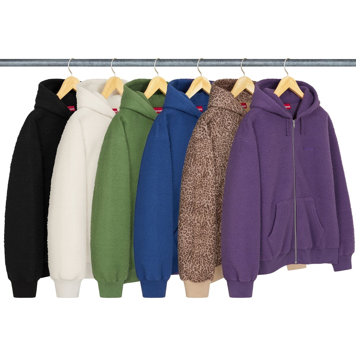 A*3様 Supreme Pilled Zip Up Hooded Sweats Pilled Zip Up Hooded Sweatshirt - fall/winter 2024 - Supreme