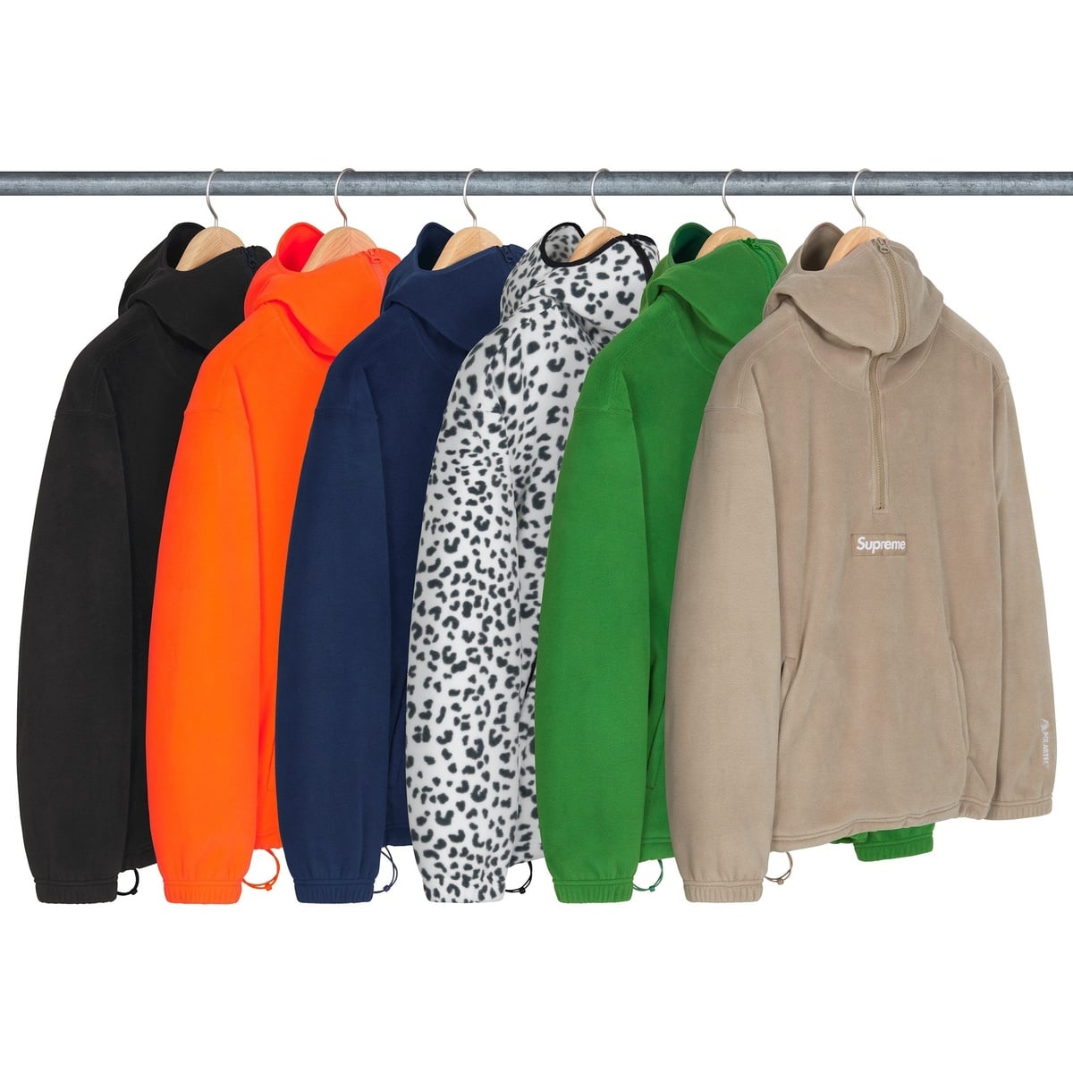 Polartec® Facemask Half Zip Hooded Sweatshirt - SupremeCommunity