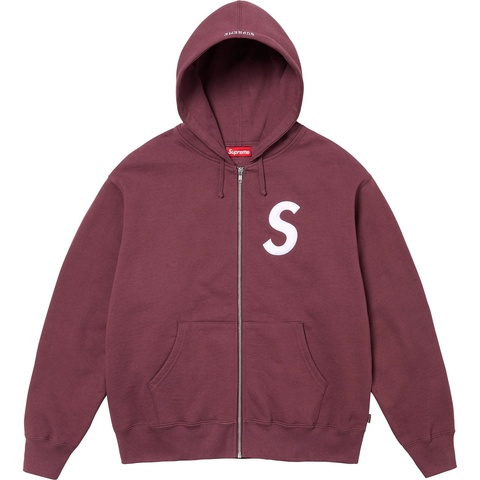 S Logo Zip Up Hooded Sweatshirt - fall/winter 2024 - Supreme