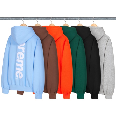 l*y様 Satin Appliqu Hooded Sweatshirt シュプ Fall/Winter 2024 Preview – Supreme