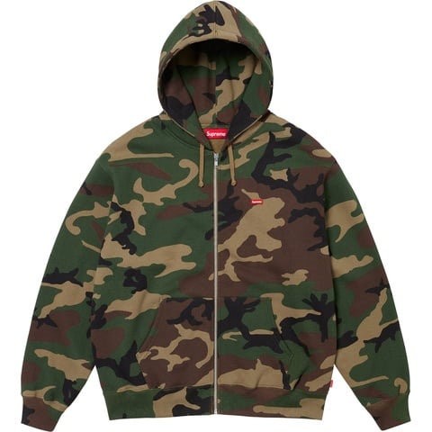 Supreme カモフラージュ 24 small box logo Small Box Zip Up Hooded Sweatshirt - Supreme