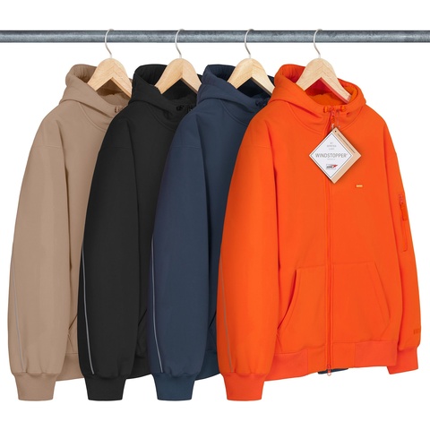 WINDSTOPPER® Zip Up Hooded Sweatshirt - Supreme