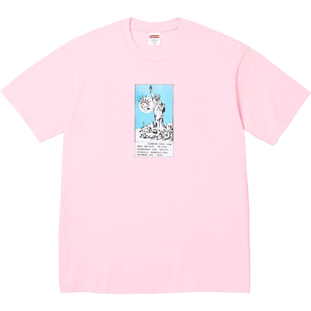 Supreme Liberty Tee (fall/winter 2024) - $40.00