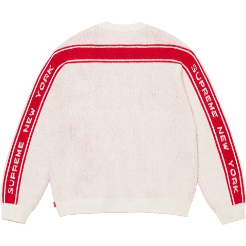 Supreme Back Stripe Sweater Sサイズ Supreme Back Stripe Sweater Stone Men's - FW24 - US
