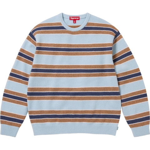 Supreme Cashmere Sweater - Blue Stripe