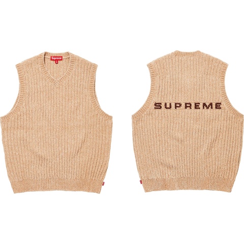 Chenille Sweater Vest - fall/winter 2024 - Supreme