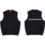 Supreme Chenille Sweater Vest (FW24) - Black