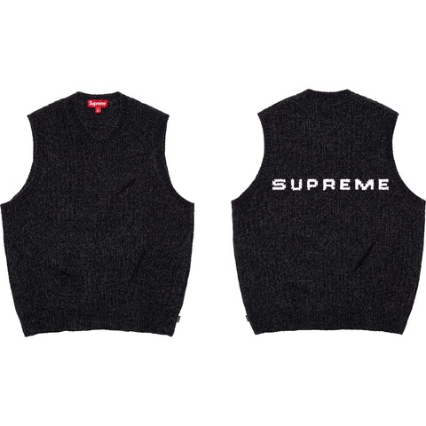 Chenille Sweater Vest - fall/winter 2024 - Supreme