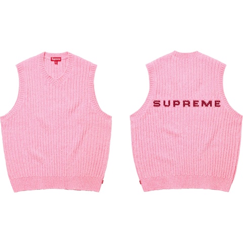 Chenille Sweater Vest - fall/winter 2024 - Supreme