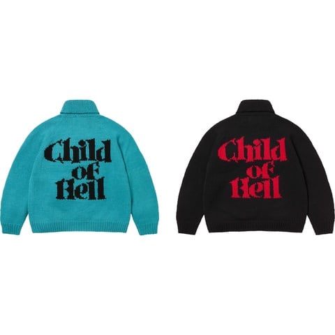 Child Of Hell Cowichan Sweater - fall/winter 2024 - Supreme