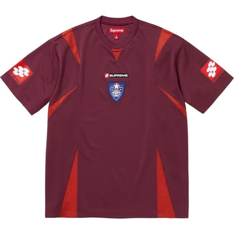 Supreme Crest Soccer Jersey - Maroon
