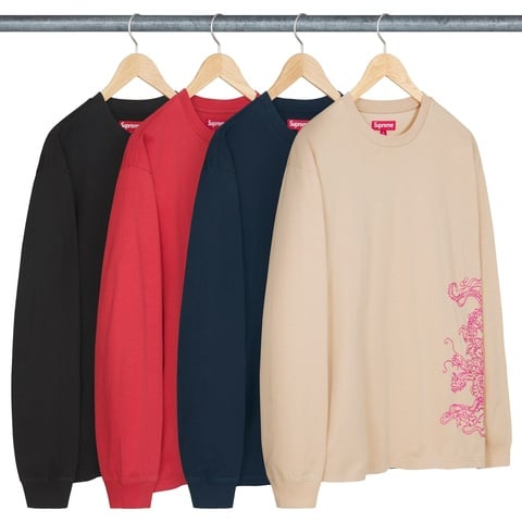 Supreme Dragon Embroidered L/S Top - $98.00