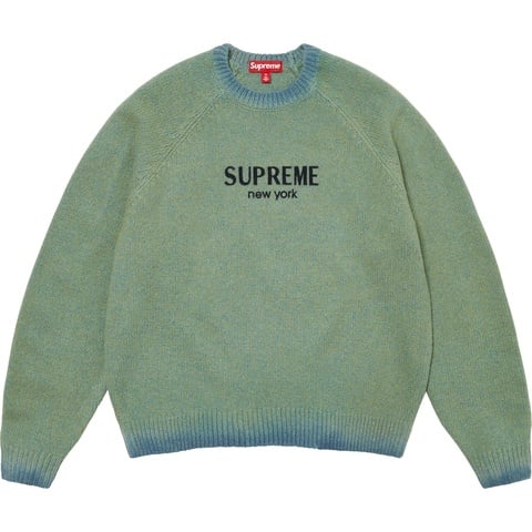 L supreme back logo sweater black 【公式通販】
