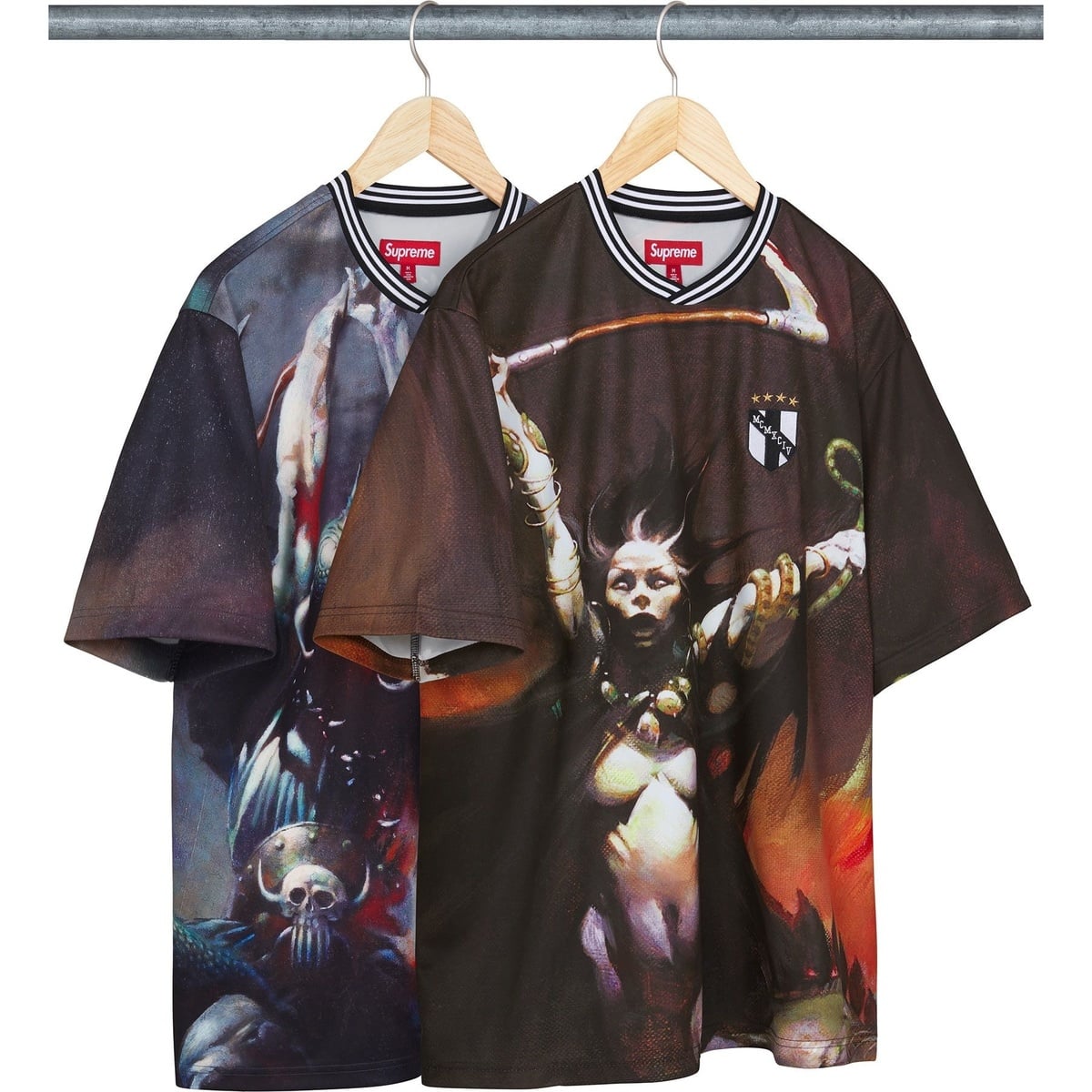 Supreme/Frank Frazetta Soccer Jersey - SupremeCommunity