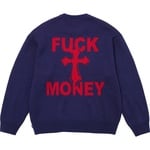 Supreme Fuck Money Sweater (FW24) - Navy