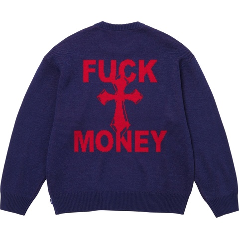 Fuck Money Sweater - fall/winter 2024 - Supreme