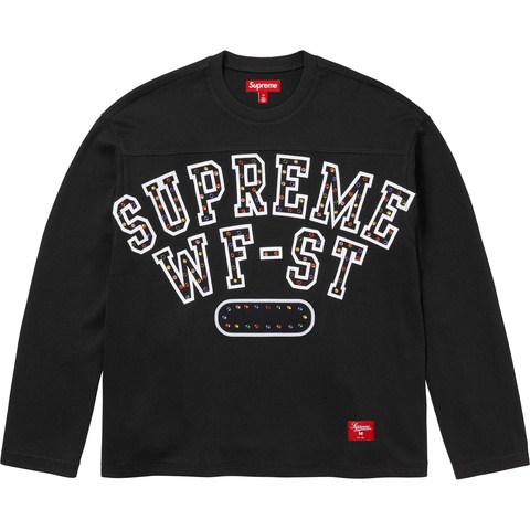 Supreme Athletic Studded L/S Top - Black